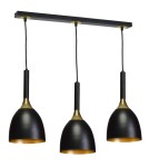 Milagro Lampa wisząca CLARK BLACK/GOLD 3xE27 MLP6222 Milagro Lampa wisząca CLARK BLACK/GOLD 3xE27 MLP6222