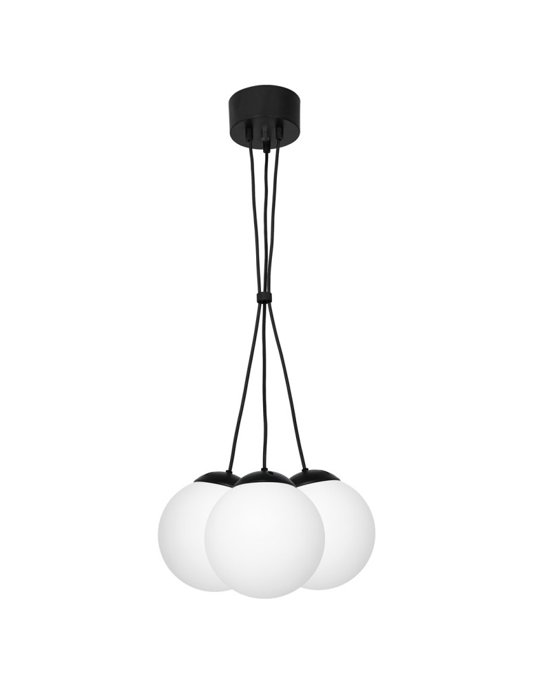 Milagro Lampa wisząca LIMA BLACK 3xE14 MLP6523 Milagro Lampa wisząca LIMA BLACK 3xE14 MLP6523