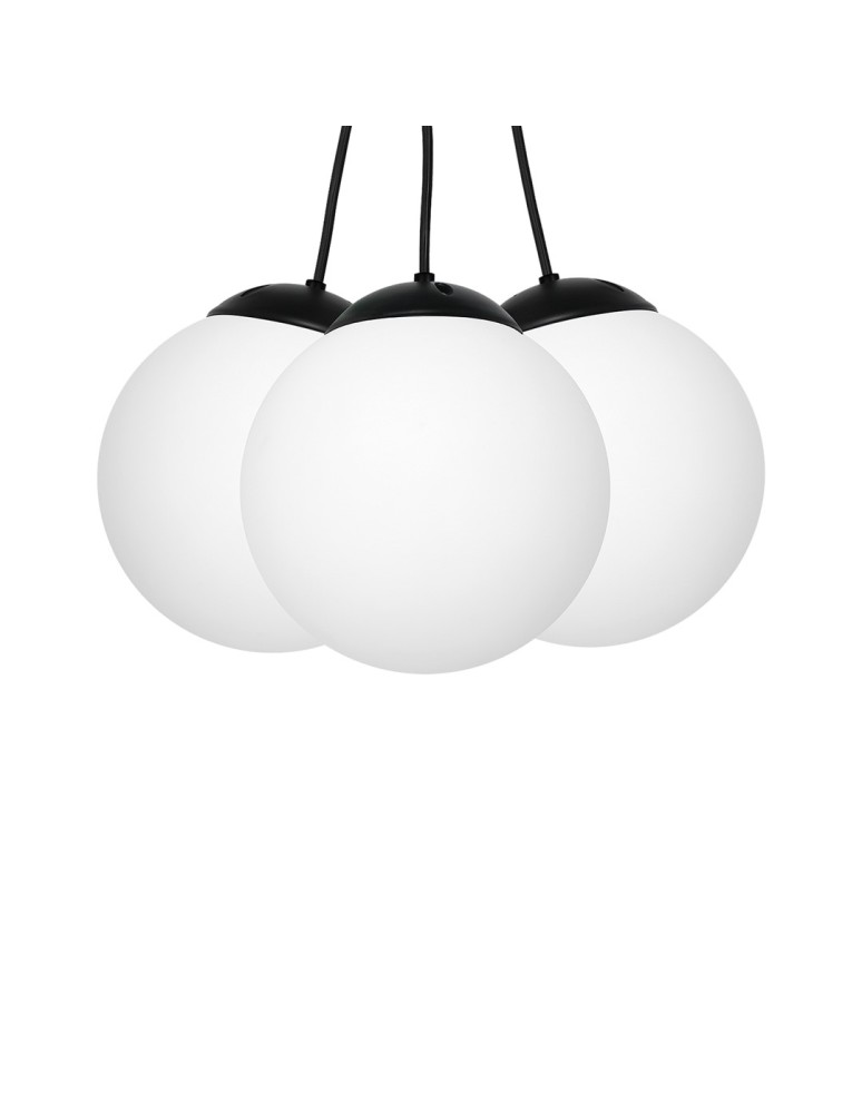 Milagro Lampa wisząca LIMA BLACK 3xE14 MLP6523 Milagro Lampa wisząca LIMA BLACK 3xE14 MLP6523