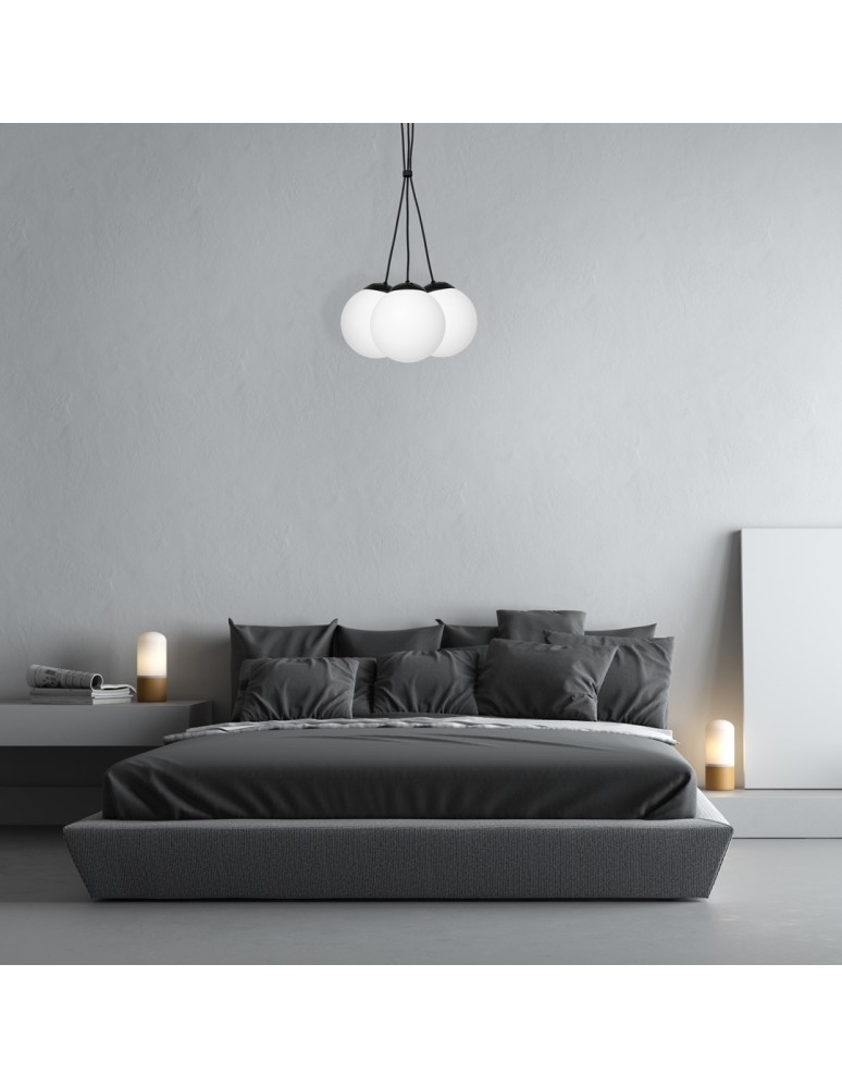 Milagro Lampa wisząca LIMA BLACK 3xE14 MLP6523 Milagro Lampa wisząca LIMA BLACK 3xE14 MLP6523