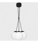 Milagro Lampa wisząca LIMA BLACK 3xE14 MLP6523 Milagro Lampa wisząca LIMA BLACK 3xE14 MLP6523
