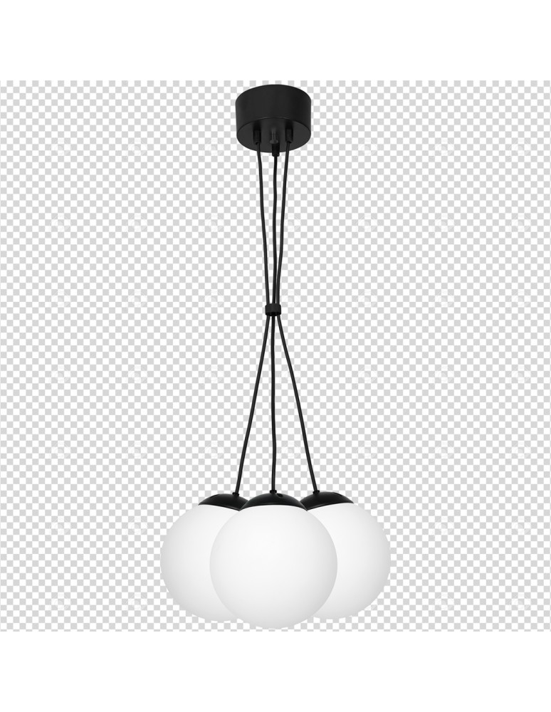 Milagro Lampa wisząca LIMA BLACK 3xE14 MLP6523 Milagro Lampa wisząca LIMA BLACK 3xE14 MLP6523