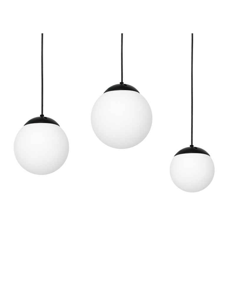 Milagro Lampa wisząca LIMA BLACK 3xE14 MLP6524 Milagro Lampa wisząca LIMA BLACK 3xE14 MLP6524