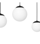 Milagro Lampa wisząca LIMA BLACK 3xE14 MLP6524 Milagro Lampa wisząca LIMA BLACK 3xE14 MLP6524