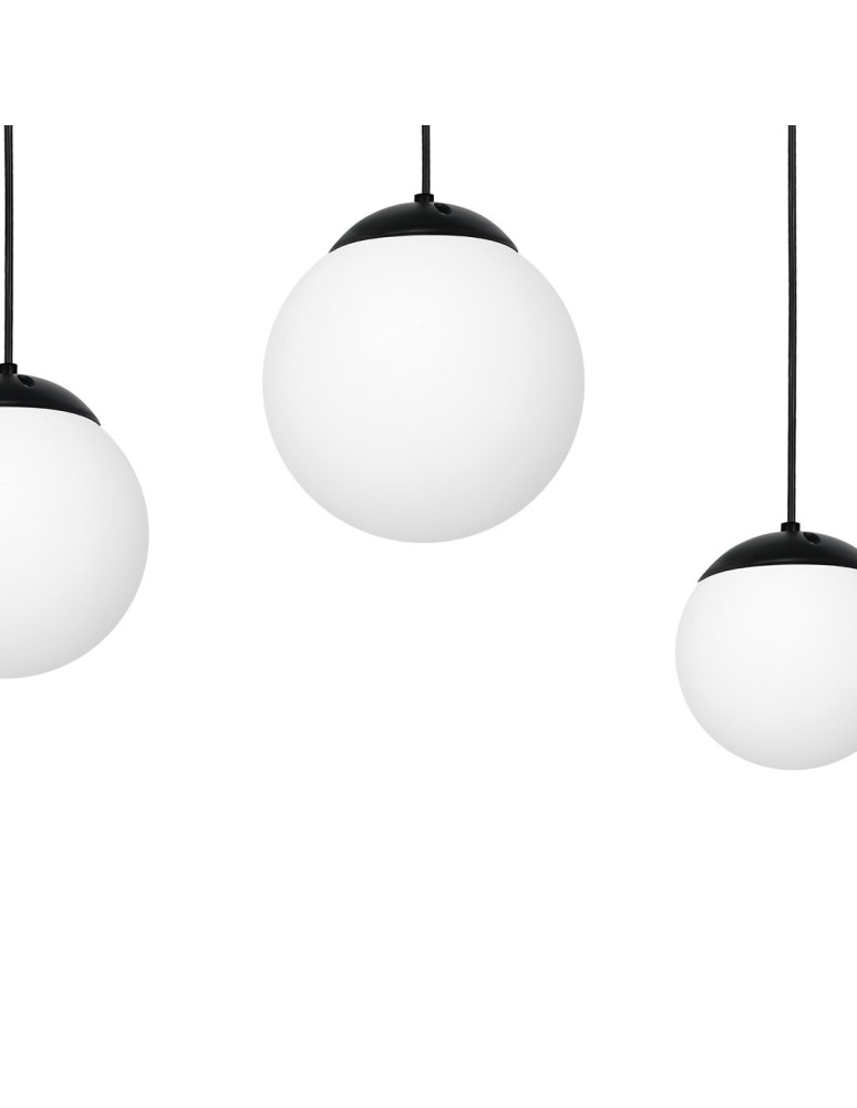 Milagro Lampa wisząca LIMA BLACK 3xE14 MLP6524 Milagro Lampa wisząca LIMA BLACK 3xE14 MLP6524