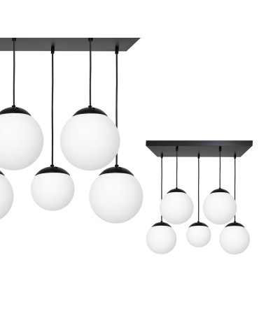 Milagro Lampa wisząca LIMA BLACK 5xE14 MLP6525