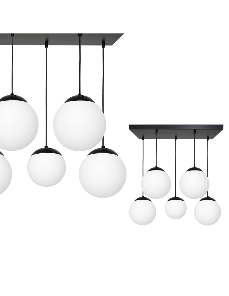 Milagro Lampa wisząca LIMA BLACK 5xE14 MLP6525 Milagro Lampa wisząca LIMA BLACK 5xE14 MLP6525