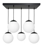 Milagro Lampa wisząca LIMA BLACK 5xE14 MLP6525 Milagro Lampa wisząca LIMA BLACK 5xE14 MLP6525
