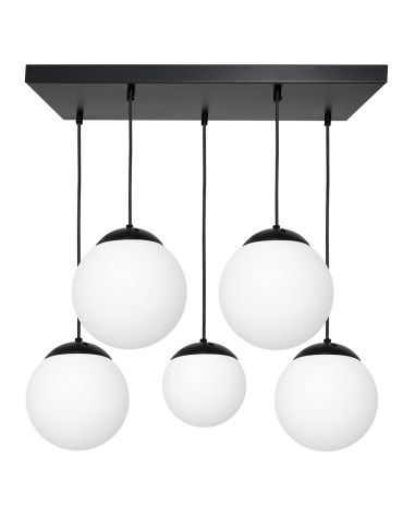 Milagro Lampa wisząca LIMA BLACK 5xE14 MLP6525 - produkt 2