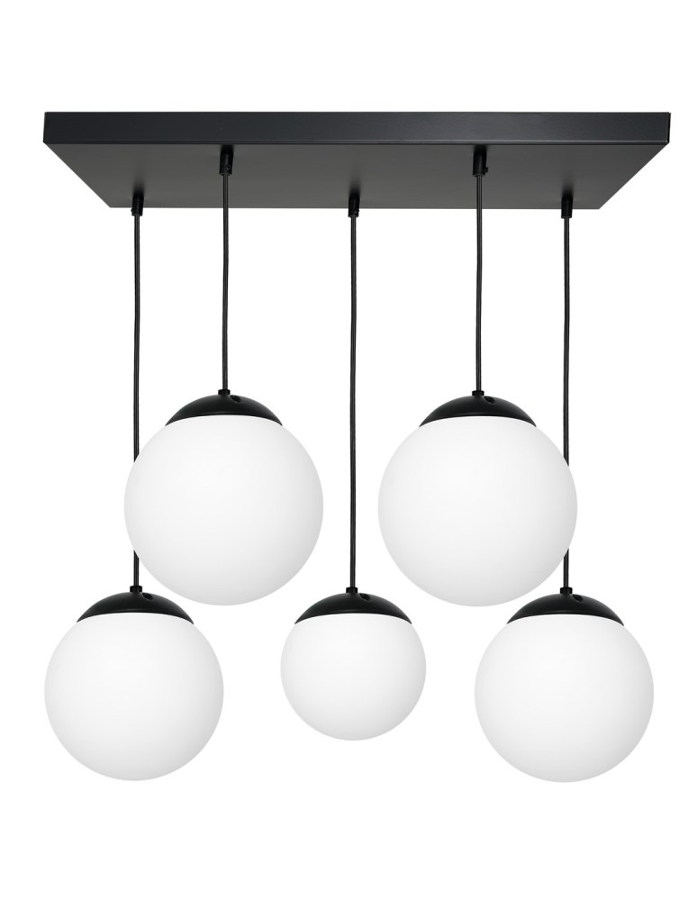 Milagro Lampa wisząca LIMA BLACK 5xE14 MLP6525 Milagro Lampa wisząca LIMA BLACK 5xE14 MLP6525