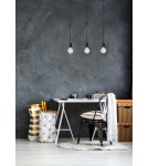 Lampy wiszące potrójne - Lucide FIX MULTIPLE Wisząca 3xE27/60W Czarny 08408/03/30 - produkt 5