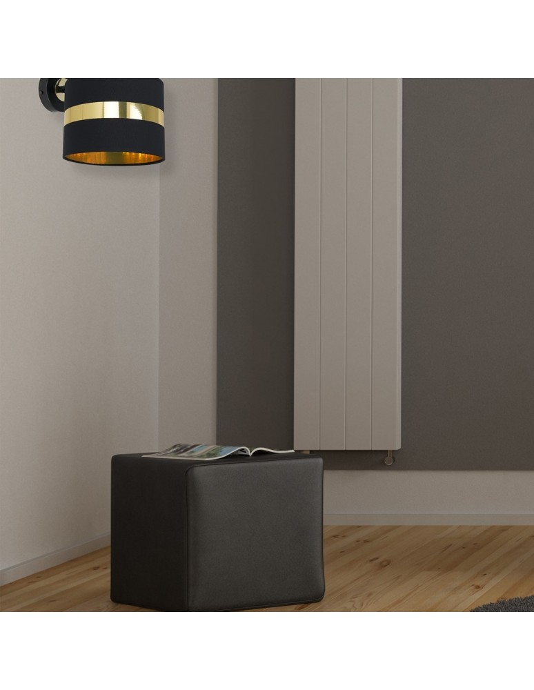 Milagro Kinkiet PALMIRA BLACK / GOLD 1xE27 60W MLP6317