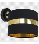 Kinkiety - Milagro Kinkiet PALMIRA BLACK / GOLD 1xE27 60W MLP6317 - product 8