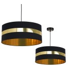 Lampy wiszące - Milagro Lampa wisząca PALMIRA BLACK / GOLD 1xE27 60W MLP6318 - product 1