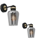 Kinkiety - Milagro Kinkiet RICHMOND BLACK / GOLD 1xE27 MLP6536 - product 1