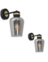 Milagro Kinkiet RICHMOND BLACK / GOLD 1xE27 MLP6536