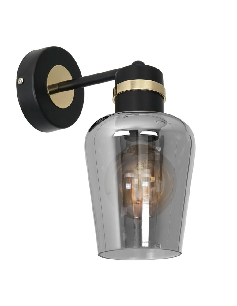 Milagro Kinkiet RICHMOND BLACK / GOLD 1xE27 MLP6536