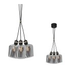 Lampy wiszące - Milagro Lampa wisząca RICHMOND BLACK / GOLD 3xE27  Supeł MLP65400 - product 1