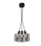 Lampy wiszące - Milagro Lampa wisząca RICHMOND BLACK / GOLD 3xE27  Supeł MLP65400 - product 2