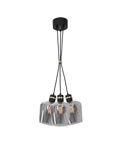 Milagro Lampa wisząca RICHMOND BLACK / GOLD 3xE27  Supeł MLP65400 - produkt 2