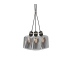 Lampy wiszące - Milagro Lampa wisząca RICHMOND BLACK / GOLD 3xE27  Supeł MLP65400 - product 3