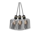 Lampy wiszące - Milagro Lampa wisząca RICHMOND BLACK / GOLD 3xE27  Supeł MLP65400 - product 4