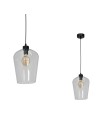 Milagro Lampa wisząca SANTIAGO CLEAR 1xE27 MLP6605 Milagro Lampa wisząca SANTIAGO CLEAR 1xE27 MLP6605