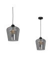Milagro Lampa wisząca SANTIAGO SMOKED 1xE27 MLP6606