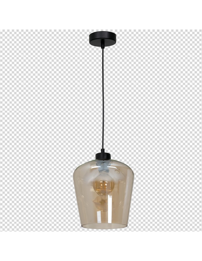 Milagro Lampa wisząca SANTIAGO AMBER 1xE27 MLP6607 Milagro Lampa wisząca SANTIAGO AMBER 1xE27 MLP6607