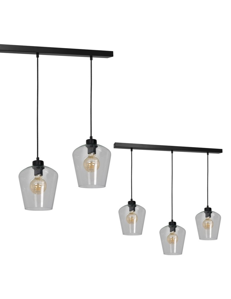 Milagro Lampa wisząca SANTIAGO CLEAR 3xE27 MLP6608