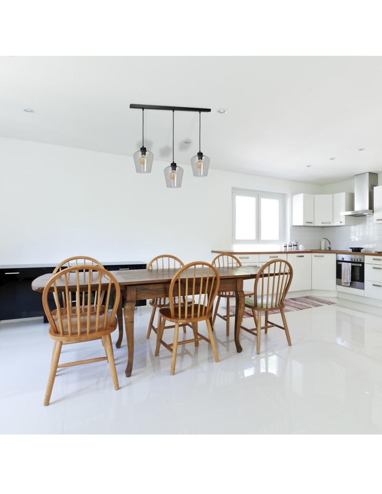 Milagro Lampa wisząca SANTIAGO CLEAR 3xE27 MLP6608