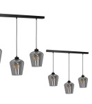 Lampy wiszące - Milagro Lampa wisząca SANTIAGO SMOKED 3xE27 MLP6609 - product 1