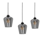 Lampy wiszące - Milagro Lampa wisząca SANTIAGO SMOKED 3xE27 MLP6609 - product 3
