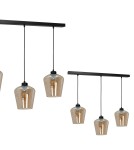 Lampy wiszące - Milagro Lampa wisząca SANTIAGO AMBER 3xE27 MLP6610 - product 1