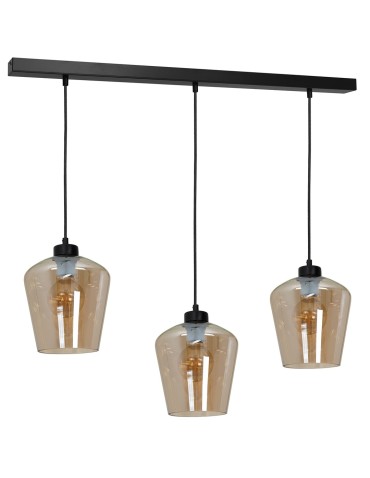Milagro Lampa wisząca SANTIAGO AMBER 3xE27 MLP6610 - produkt 2