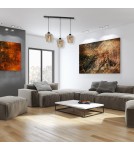 Lampy wiszące - Milagro Lampa wisząca SANTIAGO AMBER 3xE27 MLP6610 - product 6