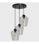 Milagro Lampa wisząca SANTIAGO CLEAR 3xE27 MLP6611 Milagro Lampa wisząca SANTIAGO CLEAR 3xE27 MLP6611