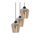 Milagro Lampa wisząca SANTIAGO AMBER 3xE27 MLP6613 Milagro Lampa wisząca SANTIAGO AMBER 3xE27 MLP6613