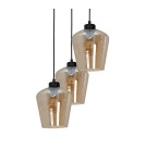 Milagro Lampa wisząca SANTIAGO AMBER 3xE27 MLP6613 Milagro Lampa wisząca SANTIAGO AMBER 3xE27 MLP6613
