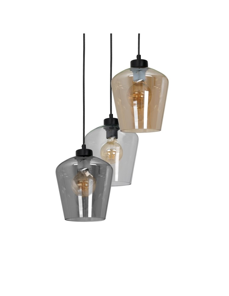 Milagro Lampa wisząca SANTIAGO MIX 3xE27 MLP6614 Milagro Lampa wisząca SANTIAGO MIX 3xE27 MLP6614