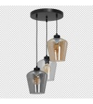Milagro Lampa wisząca SANTIAGO MIX 3xE27 MLP6614 Milagro Lampa wisząca SANTIAGO MIX 3xE27 MLP6614