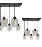 Lampy wiszące - Milagro Lampa wisząca SANTIAGO CLEAR 5xE27 MLP6615 - product 1