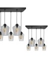 Milagro Lampa wisząca SANTIAGO CLEAR 5xE27 MLP6615