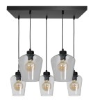 Lampy wiszące - Milagro Lampa wisząca SANTIAGO CLEAR 5xE27 MLP6615 - product 2