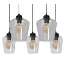 Lampy wiszące - Milagro Lampa wisząca SANTIAGO CLEAR 5xE27 MLP6615 - product 4