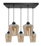 Milagro Lampa wisząca SANTIAGO AMBER 5xE27 MLP6617 Milagro Lampa wisząca SANTIAGO AMBER 5xE27 MLP6617