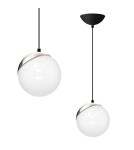 Milagro Lampa wisząca SFERA BLACK/CHROME 1xE14 MLP4673 Milagro Lampa wisząca SFERA BLACK/CHROME 1xE14 MLP4673