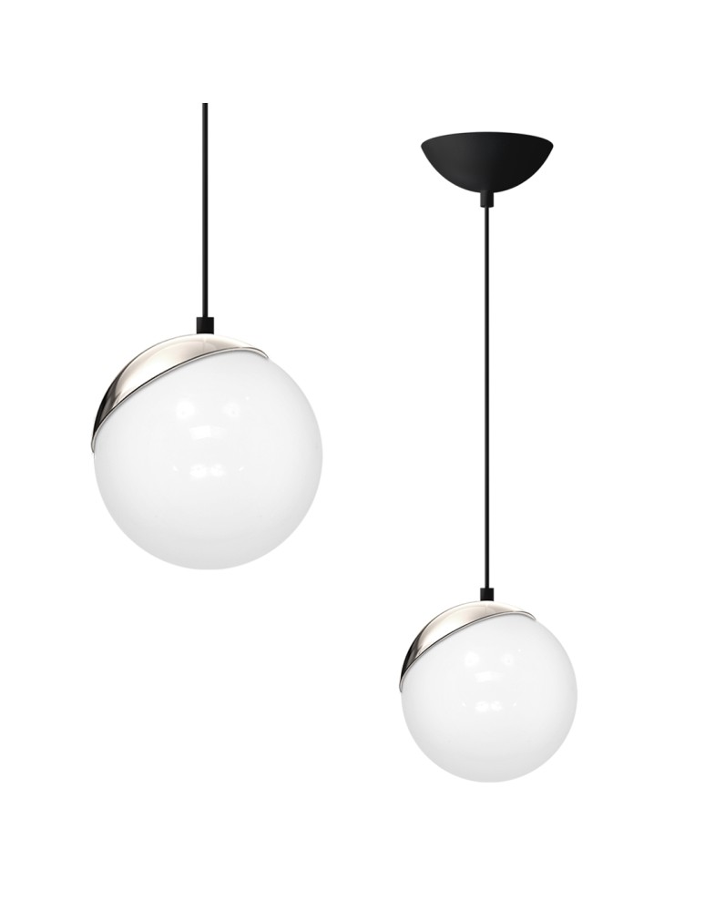 Milagro Lampa wisząca SFERA BLACK/CHROME 1xE14 MLP4673 Milagro Lampa wisząca SFERA BLACK/CHROME 1xE14 MLP4673