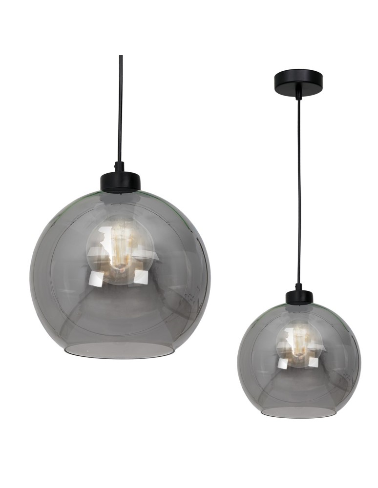 Milagro Lampa wisząca SOFIA SMOKED 1xE27 MLP6577 Milagro Lampa wisząca SOFIA SMOKED 1xE27 MLP6577