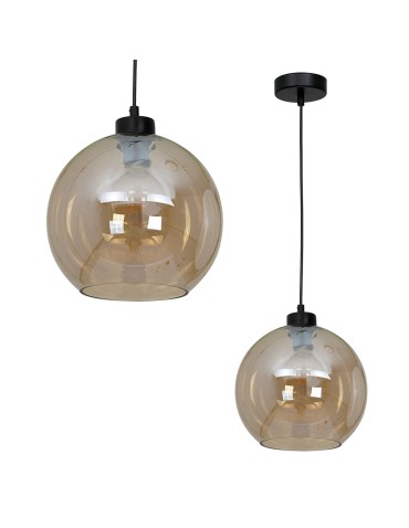 Milagro Lampa wisząca SOFIA AMBER 1xE27 MLP6578